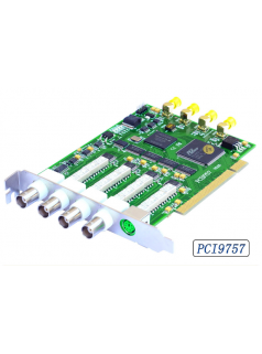 阿尔泰PCI9757同步采集卡每路800K 16位4路同步模拟量输入