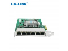 PCIe x4 六电口电口千兆以太网网络适配器图3