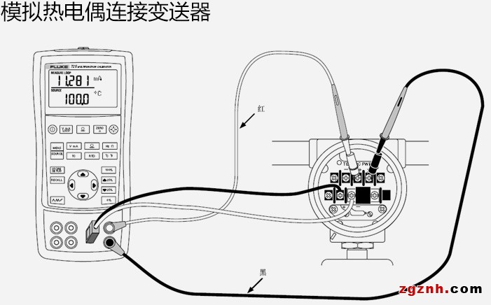 模拟热电偶链接变送器