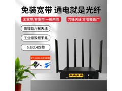 4G插卡路由器全网通用工业级双频百兆网口2.4+5.8G转wifi转有线图2